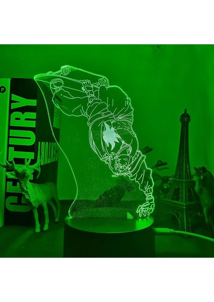 3D LED Gece Lambası Anime Sk8 Infinity Için Yatak Odası Dekoru Gece Lambası Çocuk Doğum Günü Hediyesi Gece Lambası Manga Sk8 The Infinity (Yurt Dışından)