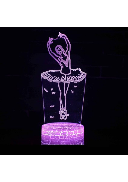 Çocuklar Için 3D Gece Lambası, 3D Dans Eden Kız Illusion Gece Lambası, Zamanlama Uzaktan Kumandalı Dekor Lambası Yeni Yıl Tatili Çocuklar Için Noel Doğum Günü Hediyeleri Çocuk Genç (Yurt Dışından) fırsatları