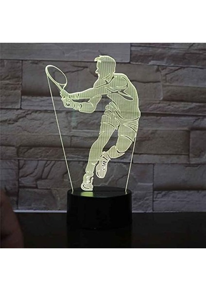LED Gece Işıkları 3D Illüzyon Karakter Modelleme Başucu Masa Lambası 16 Renk Değiştirme Uyku Aydınlatması Yetişkin Erkek Çocuk Oyuncakları Için Akıllı Dokunmatik Düğme ile Yaratıcı (Yurt Dışından)