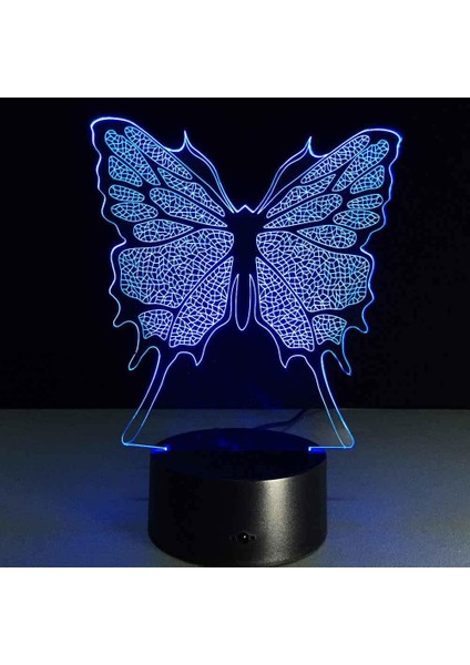 Çocuklar Için 3D Gece Lambası, 3D Kelebek Şekli Illüzyon Gece Lambası, Zamanlama Uzaktan Kumandalı Dekor Lambası Yeni Yıl Tatili Çocuklar Için Noel Doğum Günü Hediyeleri Çocuk Genç (Yurt Dışından) fırsatları