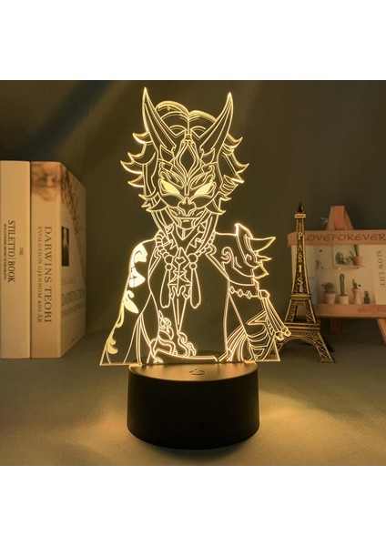 3D LED Gece Işığı Lambası Genshin Impact Akrilik LED Lamba Oyunu (Yurt Dışından) indirimleri