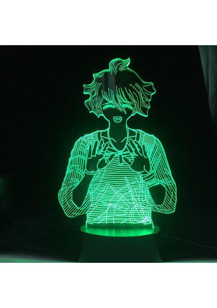Dangarrcnpa Anime 3D Gece Lambası Boy Için 16 Renkler Kız Odası Dekor Illusion LED Lamba USB Manga Nagito Komaeda Şekil Uygun Çocuklar Fanlar Noel Hediyeleri (Yurt Dışından) indirimleri