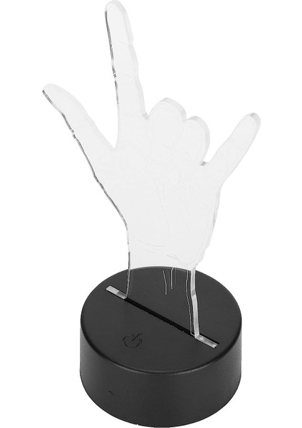 Gece Işığı, Akrilik 7 Renk 3D Serin Tasarım LED Işıklar Masaüstü Dekor Hediyeler Için USB Kablosu ile Hareket Şekli Dokunmatik Anahtarı (Yurt Dışından) fırsatları
