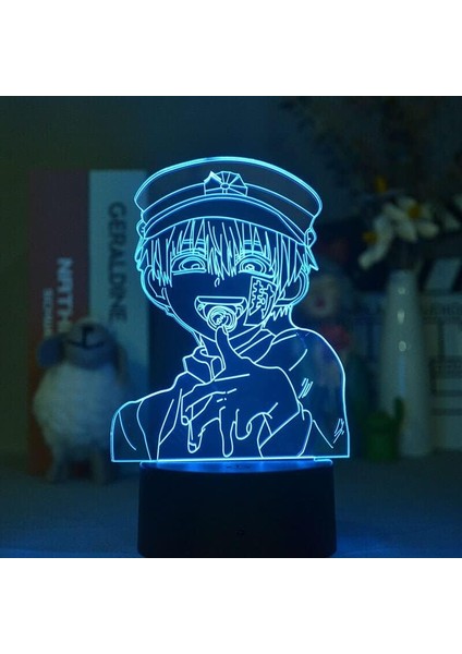Hayranları Için Anime Tuvalet Bağlı 3D Gece Lambası 16 Renkler Dekor Illusion Uzaktan Kumandalı LED Lamba, Manga Tuvalet Bağlı Şekil Noel Hediyesi Oyuncaklar Çocuklar/erkekler (Yurt Dışından)