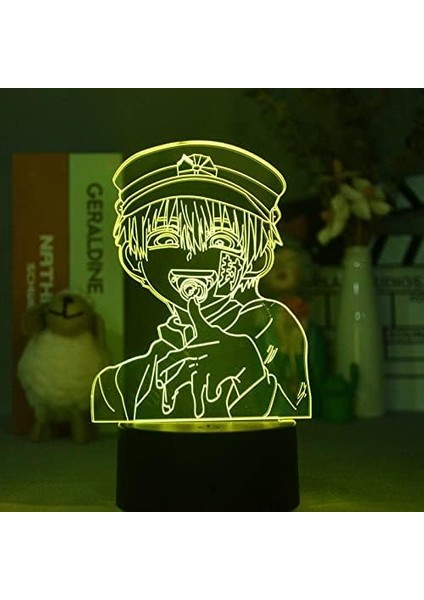 Hayranları Için Anime Tuvalet Bağlı 3D Gece Lambası 16 Renkler Dekor Illusion Uzaktan Kumandalı LED Lamba, Manga Tuvalet Bağlı Şekil Noel Hediyesi Oyuncaklar Çocuklar/erkekler (Yurt Dışından)