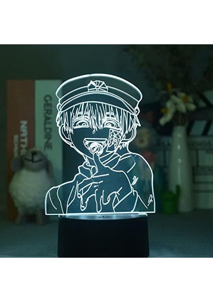 Hayranları Için Anime Tuvalet Bağlı 3D Gece Lambası 16 Renkler Dekor Illusion Uzaktan Kumandalı LED Lamba, Manga Tuvalet Bağlı Şekil Noel Hediyesi Oyuncaklar Çocuklar/erkekler (Yurt Dışından)