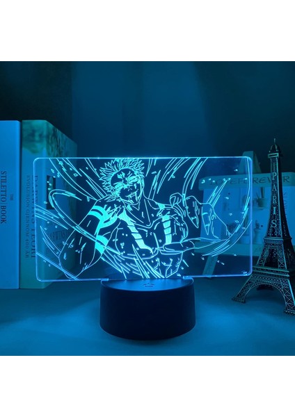 Anime Jujutsu Kaisen Sukuna LED Işık Çocuklar Için Doğum Günü Hediyesi Masa 3D Lamba Manga Gece Işıkları Erkek Pxjd (Yurt Dışından)