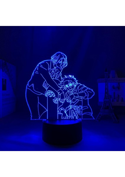 3D LED Işık Anime Sk8 Infinity Yatak Odası Dekor Için Gece Lambası Çocuklar Doğum Günü Hediyesi Manga Odası Masası 3D Lamba Sk8 The Infinity (Yurt Dışından)