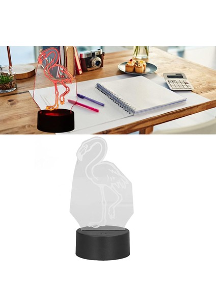 3D Işık, 7 Renk Kuş 3D Gece Lambası Akrilik Usb'den Güç Alan Yatakhane Için Yatak Odası (Yurt Dışından) fiyatları