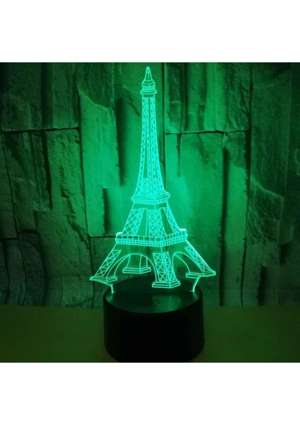 Çocuklar Için 3D Gece Işığı Başucu Lambası Eyfel Kulesi Dokunmatik Anahtarlı 16 Renk Hediyeler Için Uzaktan Kumanda Doğum Günü Festivali Yatak Odası Dekor Lambası, Çocuklar Için Do (Yurt Dışından) fırsatları