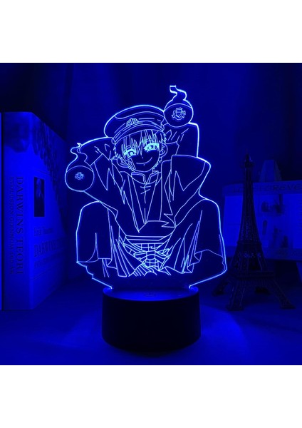 Anime 3D Lamba Tuvalet Bağlı Hanako Kun Yatak Odası Dekoru Için Gece Lambası Çocuklar Için Doğum Günü Hediyesi Manga Gadget LED Gece Lambası Başucu (Yurt Dışından)