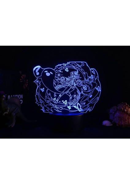 Oyun Genshin Impact Figure 3D LED Gece Işığı Lambası Akrilik LED Lamba (Yurt Dışından) indirimleri
