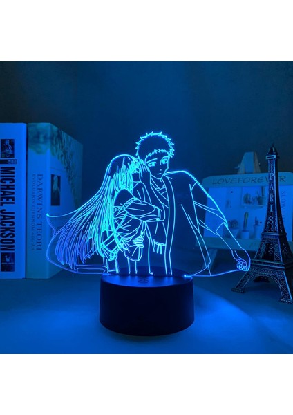 Anime My Dress Up Marin Kitagawa LED Işık Çocuklar Için Yatak Odası Dekorasyon Doğum Günü Hediye Odası Dekor 3D Lamba Manga 3D Gece Lambası LED Masa Lambası Pxjd (Yurt Dışından)