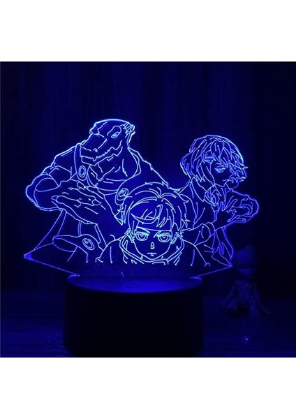Anime Bungo Sokak Köpekleri Şekil 3D Gece Lambası Çocuklar Hayranları, Uzaktan Kumanda ile Değişen 16 Renk, Çocuk Odası Dekoru, Dazai Osamu Şekil Manga Illusion LED Oyuncak Lamba K (Yurt Dışından) modelleri