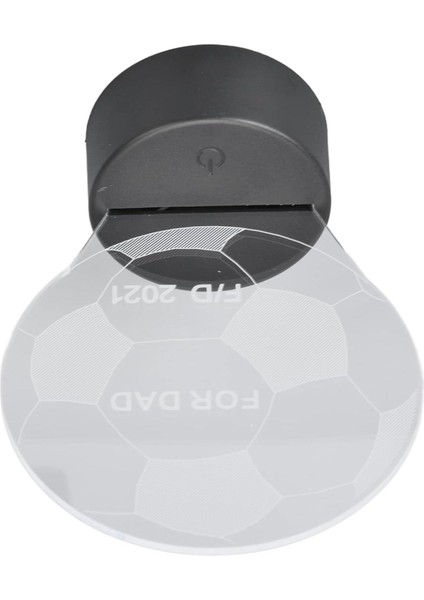 3D Bulbing Işık, Futbol 3D Işık 7 Renkli LED Gece Lambası Dokunmatik Anahtarı USB Powered 3D Yanında Lamba Çocuklar Için Doğum Günü Hediyesi (Yurt Dışından)