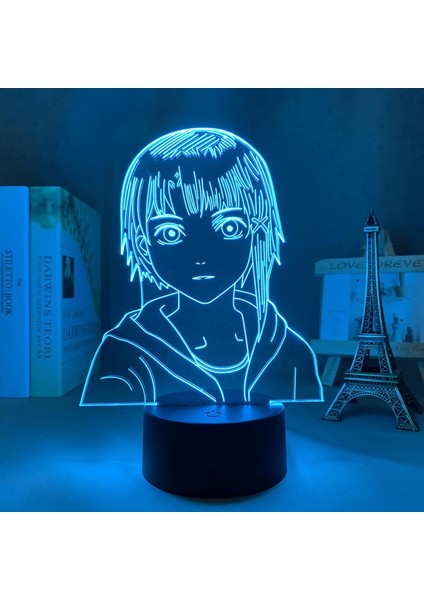 Anime LED Işık Iwakura, Yatak Odası Dekorasyon Gece Lambası Için Lain Doğum Günü Hediyesi Odası Dekor Masa 3D Lamba Erkek Kız Çocuklar Için Çocuk 7 Renkler Pxjd (Yurt Dışından)