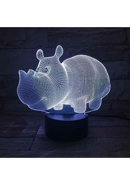 Çocuklar Için 3D Gece Lambası, 3D Karikatür Hayvan Resimleri Illüzyon Gece Lambası, Zamanlamalı Uzaktan Kumandalı Dekor Lambası Yeni Yıl Tatili Çocuklar Için Noel Doğum Günü Hediye (Yurt Dışından) fırsatları