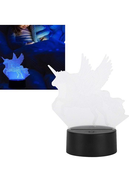 Oda Düzeni Aracı Gece Lambası 3D Renkli Işık Lambası LED Dokunmatik Kontrol Hayvan Şekli Sanat Gece Lambası USB Pil Çift Powered (Yurt Dışından) fiyatları