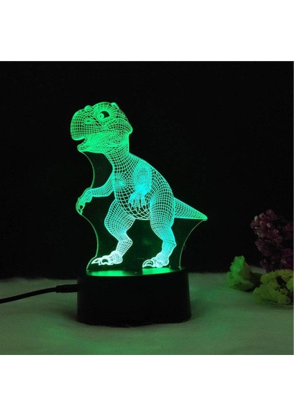 Bebek Gece Lambası 3D Yatak Odası Dekoru Illusion Lambası 3D Stereo Göz Koruması Gece Lambası Özel LED Yatak Odası Komidin Lambası Özel Atmosfer Işığı Gece Lambası Bebek Odası Lamb (Yurt Dışından)