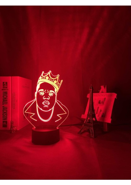 Çocuklar Hayranları Için Büyük Şekil 3D Gece Lambası, Uzaktan Kumanda ile Değişen 16 Renk, Çocuk Odası Dekoru, Şekil Manga Illusion LED Oyuncak Lamba Kız Erkek Noel Hediyeleri (Yurt Dışından) modelleri