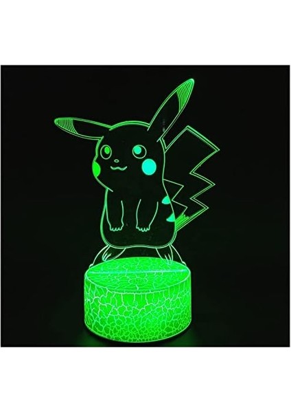 3D Optik Illüzyon Gece Işıkları, 3D Gece Lambası Dokunmatik Anahtarı Dekor Lamba LED Masa Masa Lambası (3d LAMP-005) (Yurt Dışından)