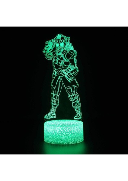 Bebek Gece Lambası 3D Illusion Lambası 3D Gece Lambası LED Renkli Yaratıcı Hediye Lambası Abajur Masa Lambası Bebek Yatak Odası Lambası (Yurt Dışından)