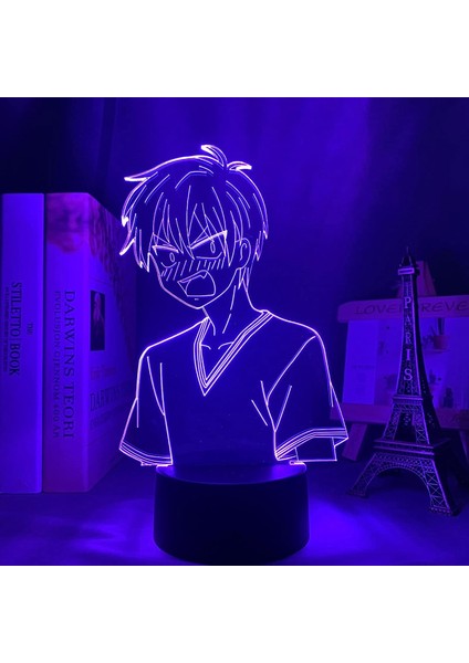 Manga 3D Lamba Meyve Sepeti Kyo Sohma Şekil Odası Dekor Için Gece Lambası Çocuklar Doğum Günü Hediye Meyve Sepeti Anime LED Işık Yatak Odası (Yurt Dışından)