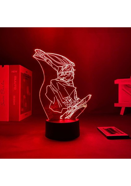 Sk8 Infinity Anime 3D Gece Lambası Erkek 16 Renk Kız Odası Dekoru Illusion LED Lamba USB Manga Reki x Langa Şekil Uygun Çocuk Hayranları Yılbaşı Hediyeleri (Sk8 The Infinity 3) (Yurt Dışından)