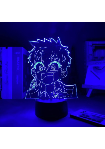 Boy Için Tuvalet Bağlı Anime 3D Gece Lambası 16 Renkler Kız Odası Dekor Illusion LED Lamba USB Manga Hanako Kun Şekil Uygun Çocuklar Hayranlar Noel Hediyeleri (Yurt Dışından)