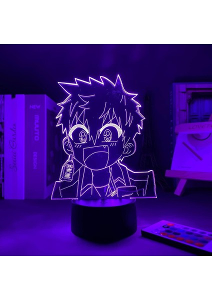 Boy Için Tuvalet Bağlı Anime 3D Gece Lambası 16 Renkler Kız Odası Dekor Illusion LED Lamba USB Manga Hanako Kun Şekil Uygun Çocuklar Hayranlar Noel Hediyeleri (Yurt Dışından) modelleri