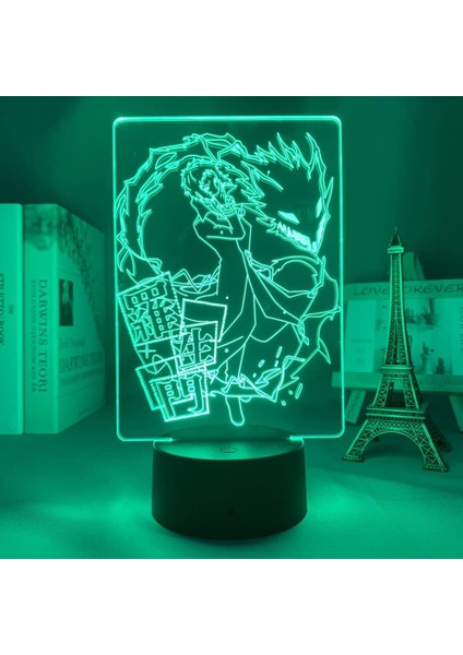 Bungo Sokak Köpekleri Anime 3D Erkek Için Gece Lambası 16 Renk Kız Odası Dekor Illusion LED Lamba USB Manga Osamu Şekil Uygun Çocuklar Hayranlar Noel Hediyeleri (Yurt Dışından) fırsatları