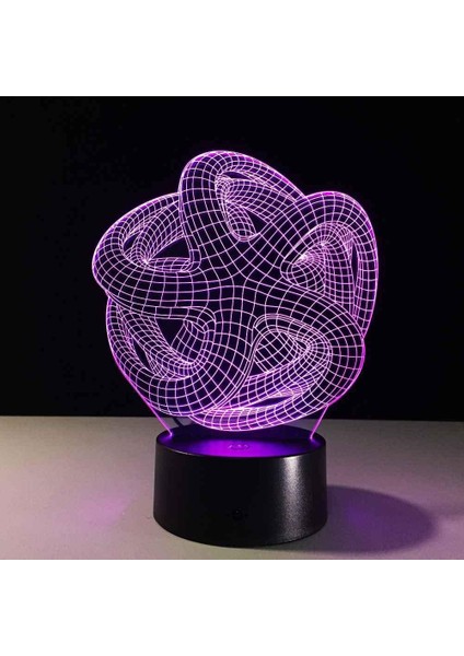 Çocuklar Için 3D Gece Lambası, 3D Soyut Modelleme Illüzyon Gece Lambası, Zamanlama Uzaktan Kumandalı Dekor Lambası Yeni Yıl Tatili Çocuklar Için Noel Doğum Günü Hediyeleri Çocuk Ge (Yurt Dışından) fırsatları