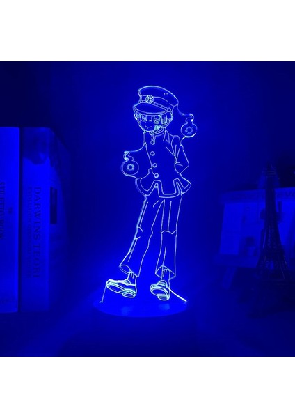 Tuvalet Bağlı Hanako Kun LED Gece Lambası Yatak Odası Dekoru Için Renkli Gece Lambası Anime Hediye 3D Lamba Tuvalet Bağlı Hanako Kun (Yurt Dışından)