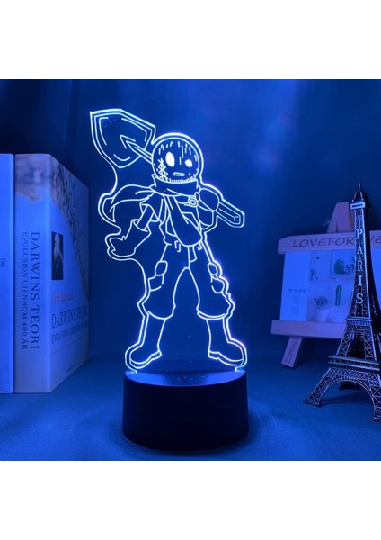 Angels Of Death Anime 3D Boy Için Gece Işığı 16 Renk Kız Odası Dekor Illusion LED Lamba USB Manga Ölüm Melekleri Şekil Uygun Çocuklar Hayranlar Yılbaşı Hediyeleri (Yurt Dışından) fiyatları