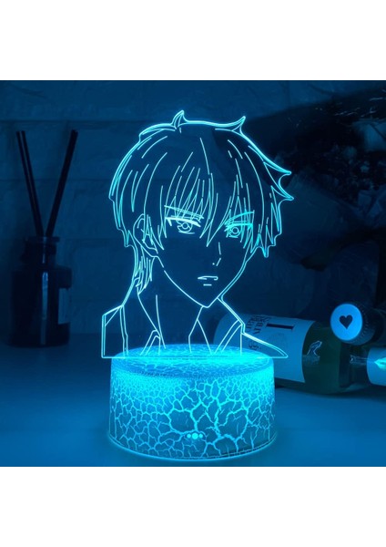 Hayranları Için Anime Meyve Sepetli 3D Gece Lambası 16 Renkler Dekor Illusion Uzaktan Kumandalı LED Lamba, Manga Kyo Şekil Noel Hediyesi Oyuncaklar Çocuklar/erkekler (Yurt Dışından)
