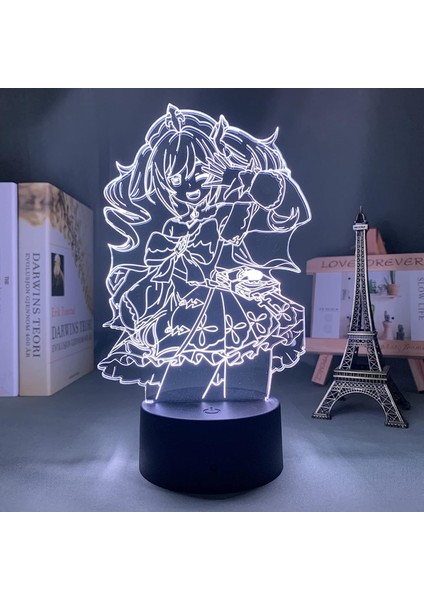 3D LED Işık Lambası Genshin Impact Barbara Akrilik LED Lamba Oyunu (Yurt Dışından)