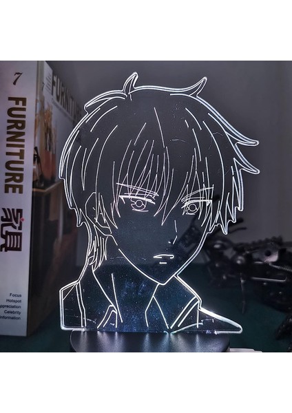 Akrilik 3D Lamba Anime Meyve Sepeti Kyo Sohma Yatak Odası Dekoru Için Gece Lambası Çocuk Doğum Günü Hediyesi Odası Masası LED Işık Manga (Yurt Dışından) fırsatları