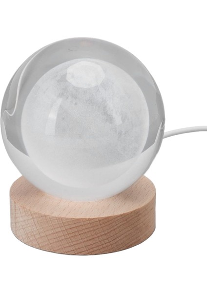Ay Lambası 3D Baskılı Ay Lambası LED Ay Gece Işığı Ay Lav Lambası Kız Erkek Çocuklar Için Hediyeler Kadınlar Doğum Günü (Ay Beyaz Işık), Masaüstü Dekorasyon Malzemeleri (Yurt Dışından)