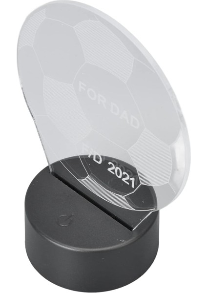 3D Işık, USB Powered 7 Renk Canlı 3D Gece Lambası Yatak Odası Için Akrilik Dokunmatik Anahtar (Yurt Dışından)