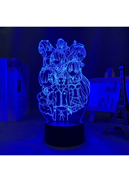 Manga 3D Işık Yeniden Sıfır Başlangıç Hayat Başka Bir Dünyada Yatak Odası Dekor Için LED Gece Lambası Doğum Günü Hediyesi Odası Deco Masa Lambası Anime (Yurt Dışından)