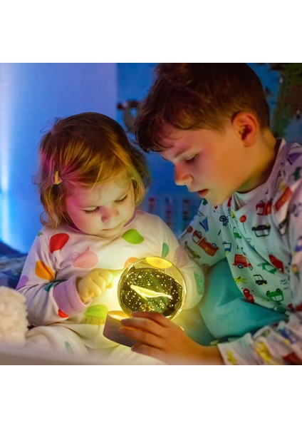 LED Lamba Tabanlı 3D Kristal Top, Çocuk Gece Lambası 3D Temizle Aydınlık Kristal Top Süs Ev Dekorasyonu Için USB Şarj Edilebilir Erkekler Kızlar Için Hediye Bilim Astronomi Aşıklar (Yurt Dışından)