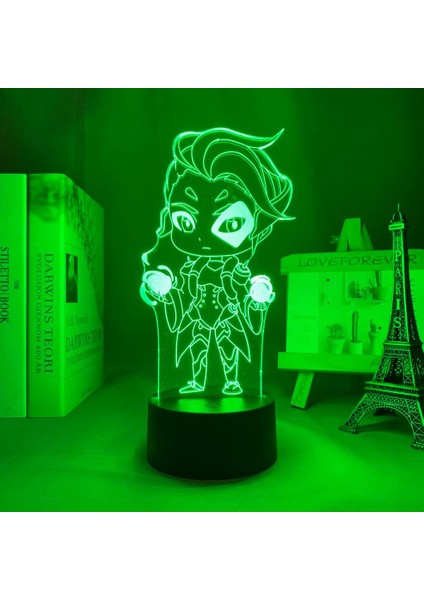 Hayranları Için Oyun Moiraed 3D Nightlight 16 Renkler Dekor Illusion Uzaktan Kumanda ile LED Lamba, Oyun Figürü Noel Hediyesi Oyuncaklar Çocuklar/erkekler (Yurt Dışından) fırsatları