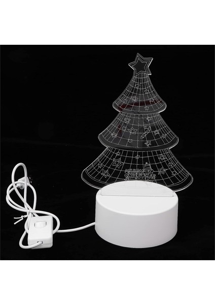 Noel Dekoratif LED Lamba, 3D Gece Lambası Masa LED Gece Lambası Çocuk Odası Süslemeleri Masaüstü Süsleme Noel Düğün Partileri Için Yenilikçi Işık Dekoratif Açık Ev Barı (Yurt Dışından) modelleri