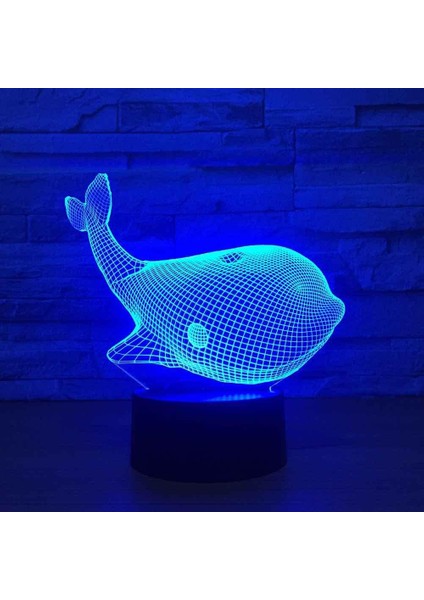 Çocuklar Için 3D Gece Lambası, 3D Soyut Balık Illusion Gece Lambası, Zamanlama Uzaktan Kumandalı Dekor Lambası Yeni Yıl Tatili Çocuklar Için Noel Doğum Günü Hediyeleri Çocuk Genç (Yurt Dışından) fırsatları