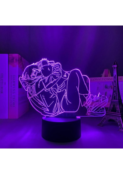 3D LED Gece Lambası Anime Testere Adam Yatak Odası Dekorasyon Çocuklar Için Doğum Günü Hediyesi Manga Testere Adam LED Lamba Başucu (Yurt Dışından)