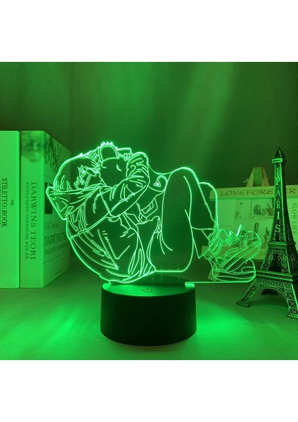 3D LED Gece Lambası Anime Testere Adam Yatak Odası Dekorasyon Çocuklar Için Doğum Günü Hediyesi Manga Testere Adam LED Lamba Başucu (Yurt Dışından) fırsatları