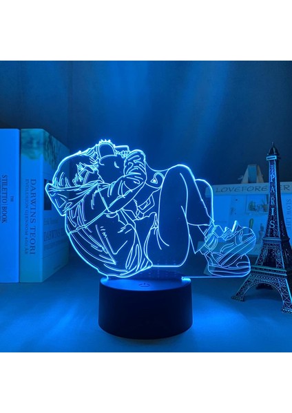 3D LED Gece Lambası Anime Testere Adam Yatak Odası Dekorasyon Çocuklar Için Doğum Günü Hediyesi Manga Testere Adam LED Lamba Başucu (Yurt Dışından) indirimleri