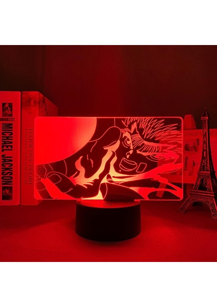 3D Işık Manga Yu Yu Hakusho Ruh Tabancası Ev Dekorasyon Için Gece Lambası Serin Doğum Günü Hediyesi Başucu LED Gece Lambası Anime (Yurt Dışından) fırsatları
