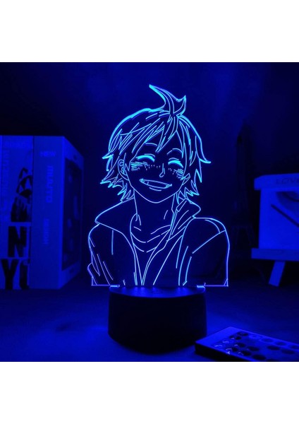 Haikynn Anime 3D Gece Lambası Boy Için 16 Renkler Kız Odası Dekor Illusion LED Lamba USB Manga Tobio Şekil Uygun Çocuklar Fanlar Noel Hediyeleri (Yurt Dışından)