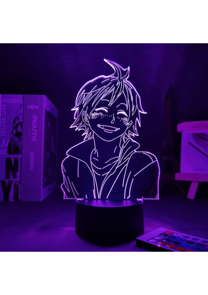 Haikynn Anime 3D Gece Lambası Boy Için 16 Renkler Kız Odası Dekor Illusion LED Lamba USB Manga Tobio Şekil Uygun Çocuklar Fanlar Noel Hediyeleri (Yurt Dışından) fiyatları